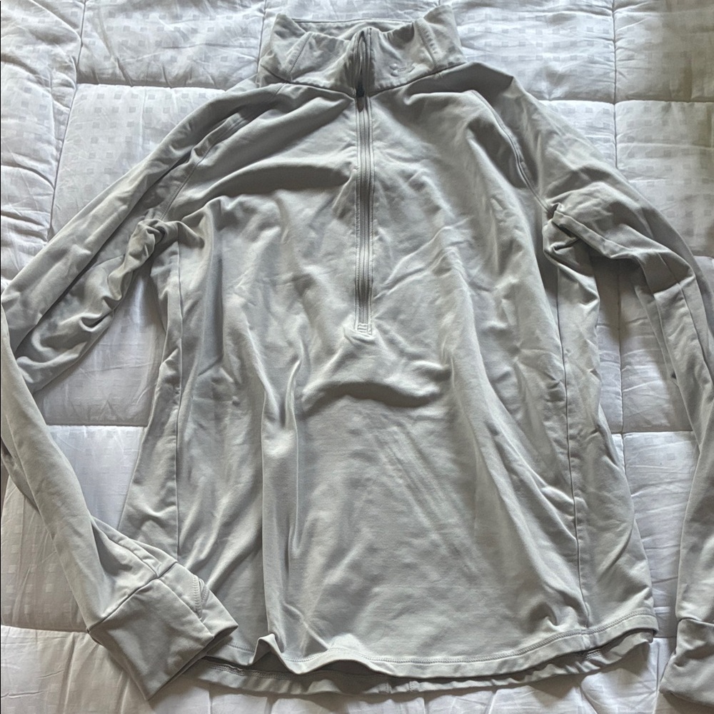 Under Armour Gray Quarter-Zip Sweatshirt